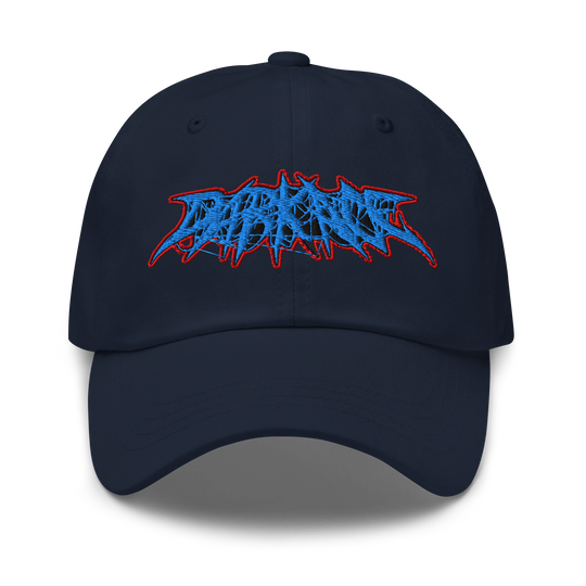 Fire &amp; Ice Spider Font Dad Hat