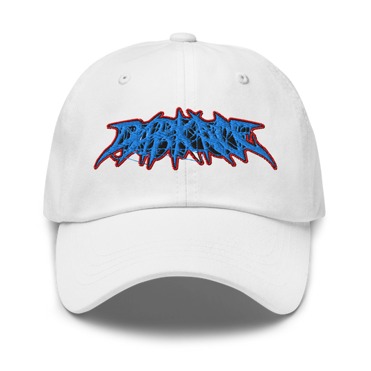 Fire &amp; Ice Spider Font Dad Hat